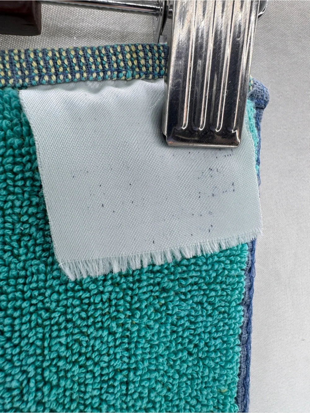 Rare Vintage Cobra 1980s Beach Towel Turquoise Deck Chair Motif Coastal Pop Art
